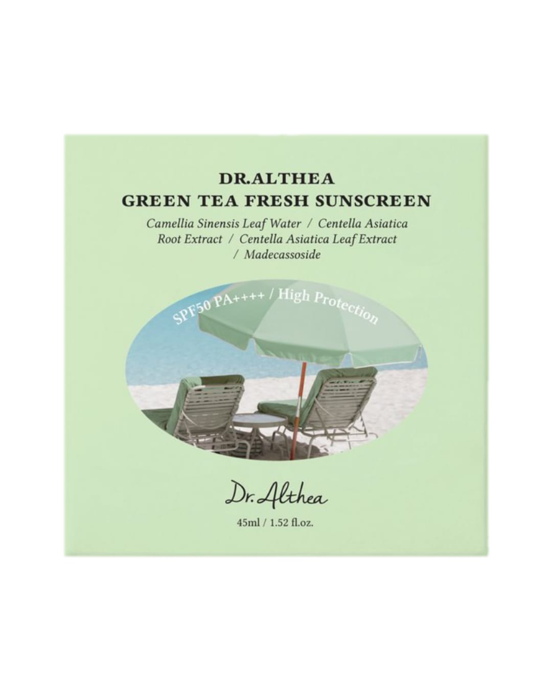 Dr. Althea Green Tea Fresh Sunscreen SPF50+ PA++++ (45 ml)